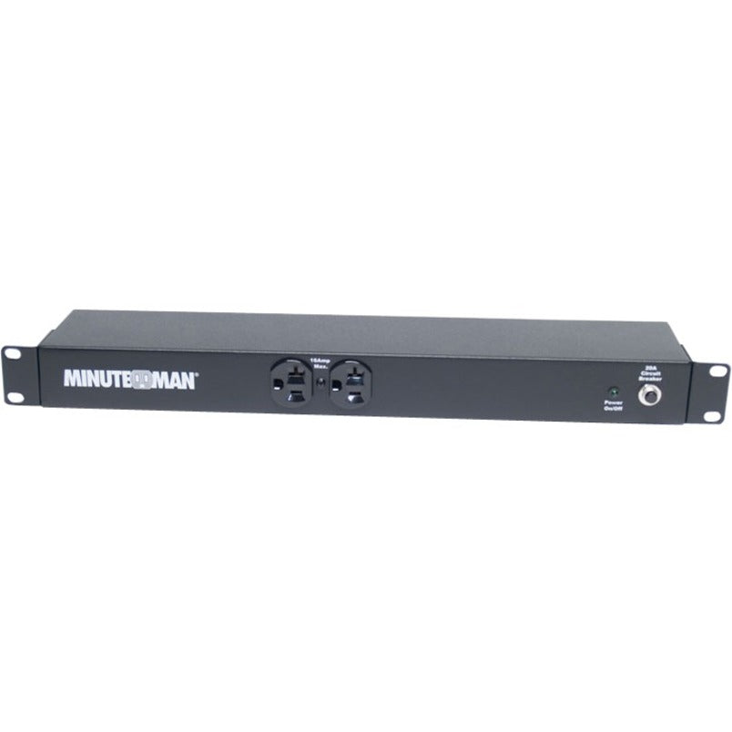 Minuteman 10-port, 110V/16A, 1U/0U Mount, Locking OEPD1020HVL