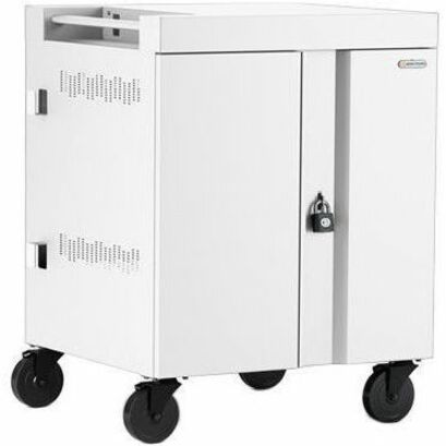 Mobile Laptop Stands - 32-Device Charging Cart Arctic White | Bretford TVC32PAC-AW