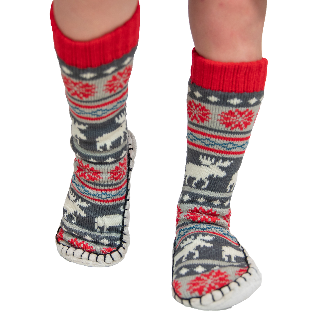 Moose Fair Isle Kids Mukluk