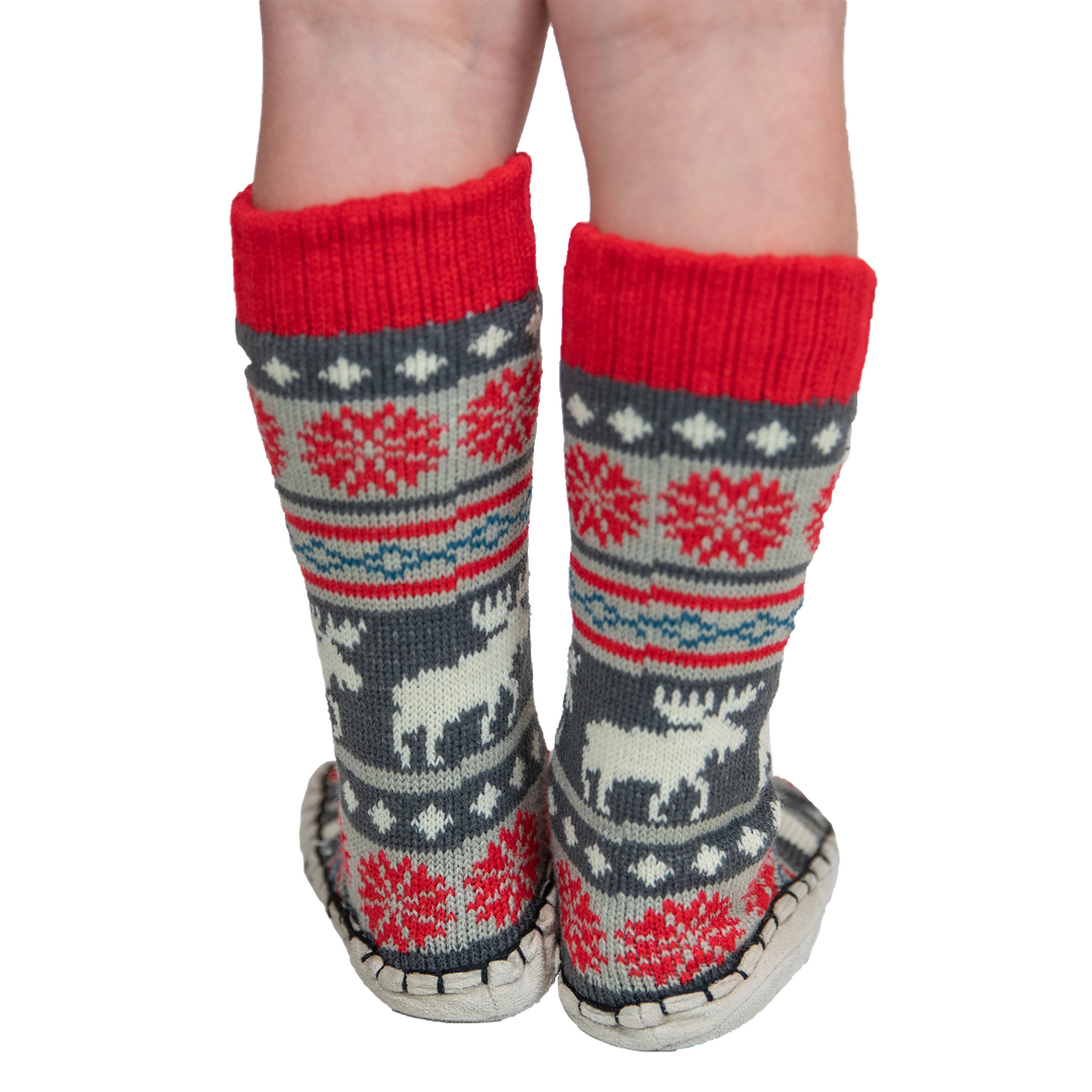 Moose Fair Isle Kids Mukluk