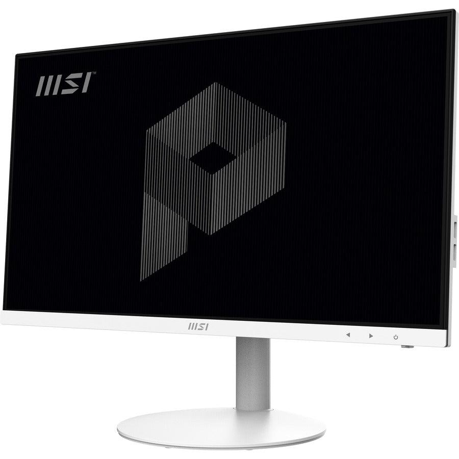 Msi Pro Ap241 11M-009Us 23.8 Inch Intel Core I3-10105 Processor 8Gb Ddr4 250Gb M.2 Nvme Ssd Windows 10 Home Non-Touch Screen All-In-One Pc (White)