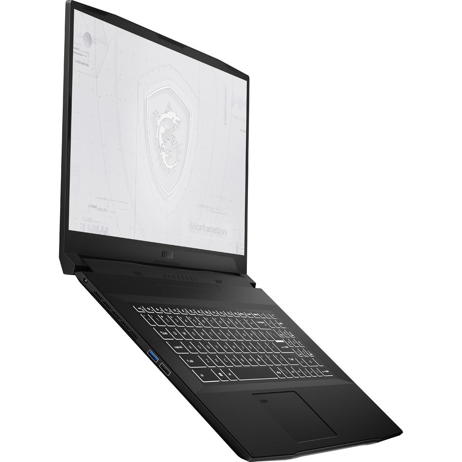 Msi Wf76 11Ui-400 17.3 Inch Intel Core I7-11800H 2.4-4.6Ghz/ 16Gb (8G*2) Ddr4/ 512Gb Nvme Ssd/ Quadro T1200/ Usb3.2/ Windows 10 Pro Laptop (Black)