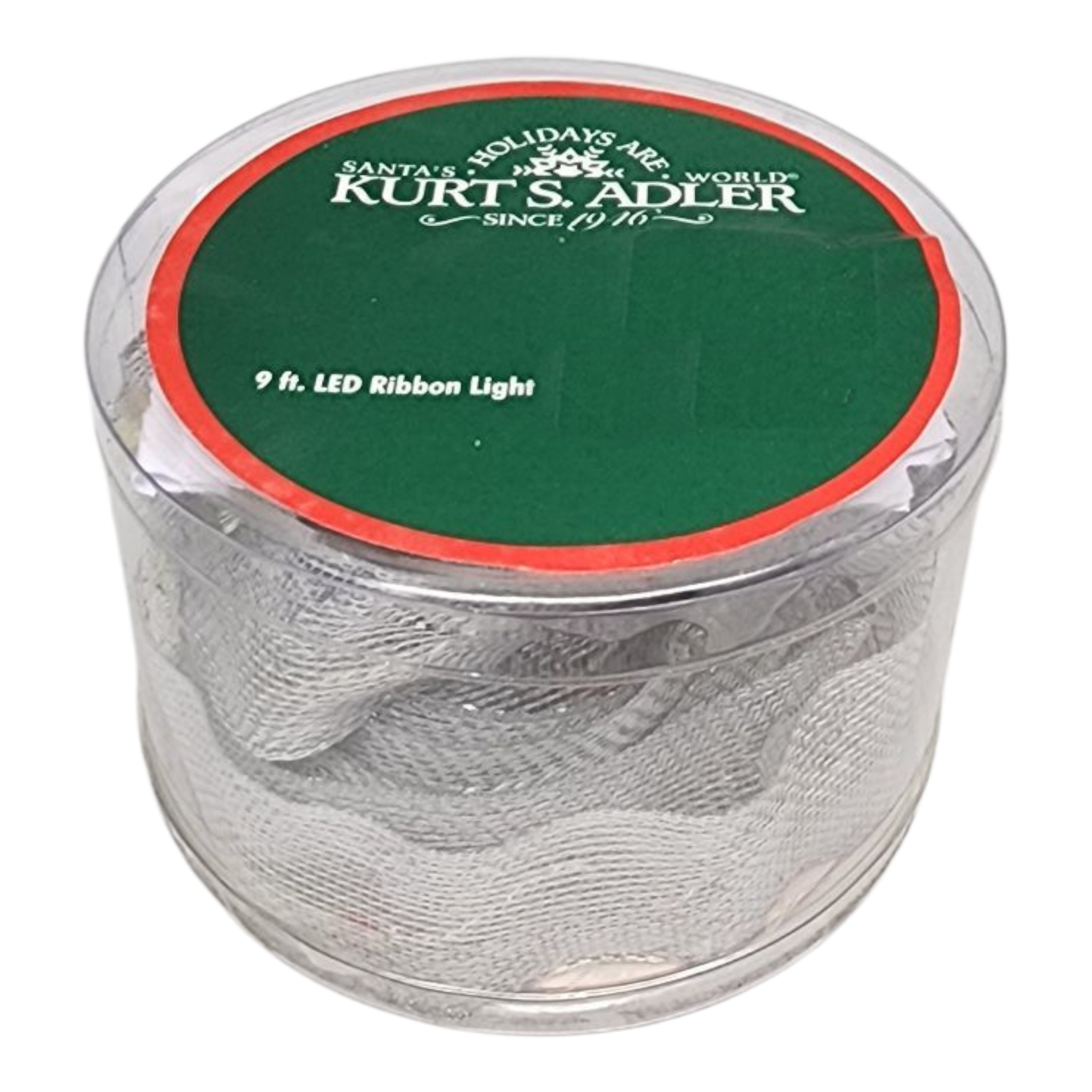 Multi-Color Iridescent LIghted 9 Foot Ribbon