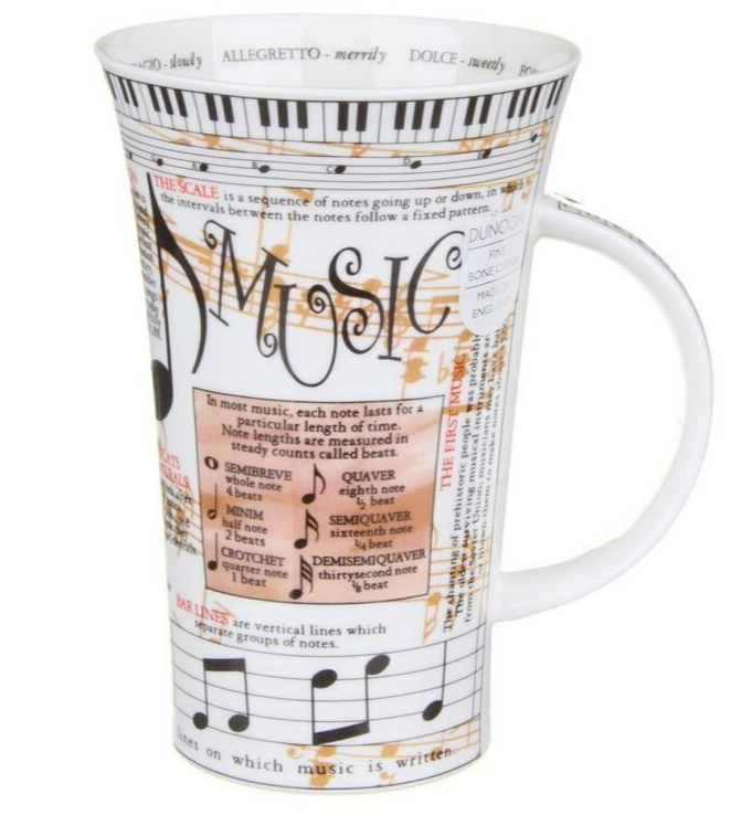 Music Fine Bone China Mug Glencoe Style