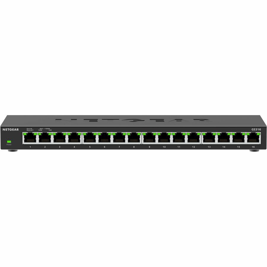 NETGEAR GS316 16-Port 1Gbps Wired Switch for Small Business