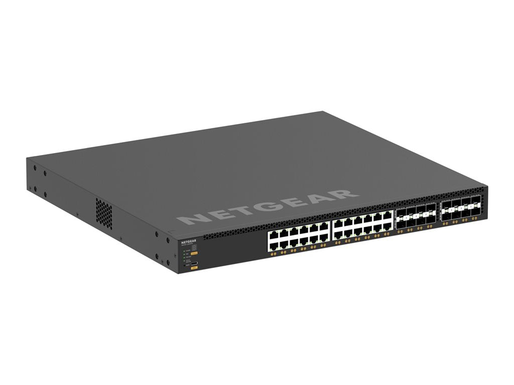 NETGEAR M4350-32F8V - Switch - L3 - managed - 32 x SFP+ + 8 x 40/100 Gigabit QSFP28 - front to back airflow - rack-mountable XSM4340FV-TAANES