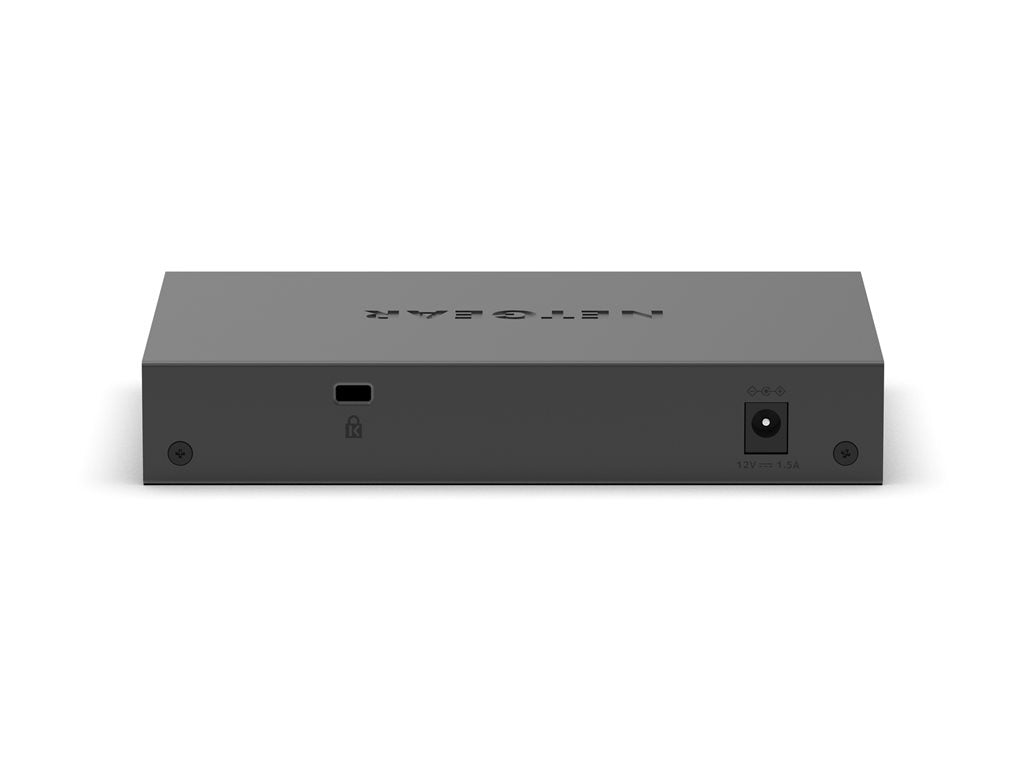 NETGEAR Plus GS108E - Switch - L3 - managed - 8 x 10/100/1000 - desktop, wall-mountable GS108E-400NAS