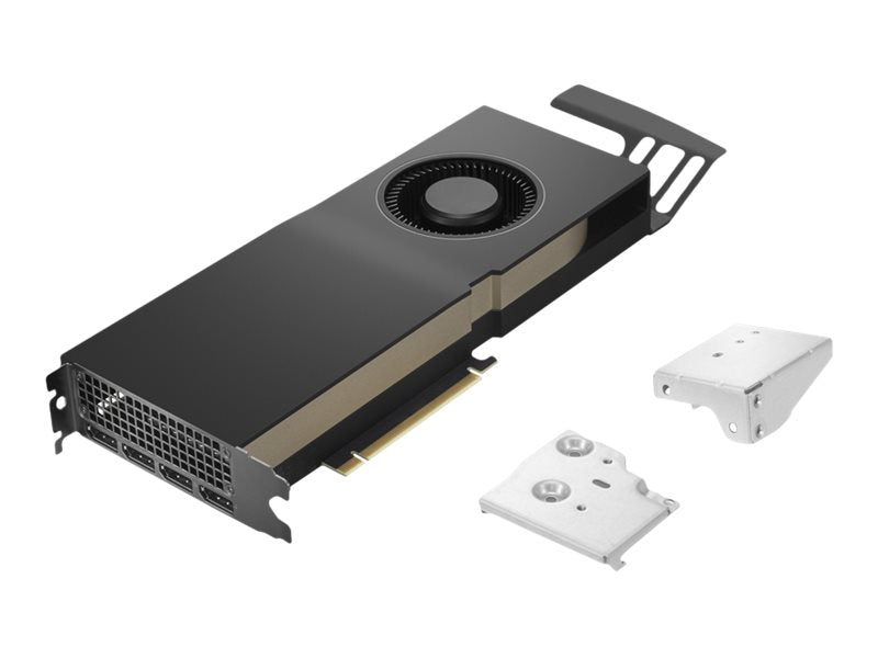 NVIDIA RTX A5500 - Graphics card - RTX A5500 - 24 GB GDDR6 - PCIe 4.0 x16 - 4 x DisplayPort - brown box - for ThinkStation P3 4X61K53577