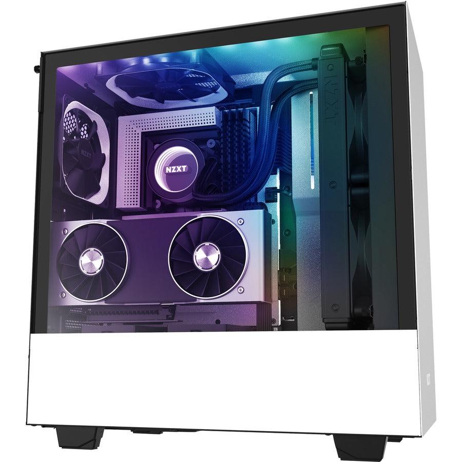 NZXT Compact Mid-Tower with Lighting and Fan Control