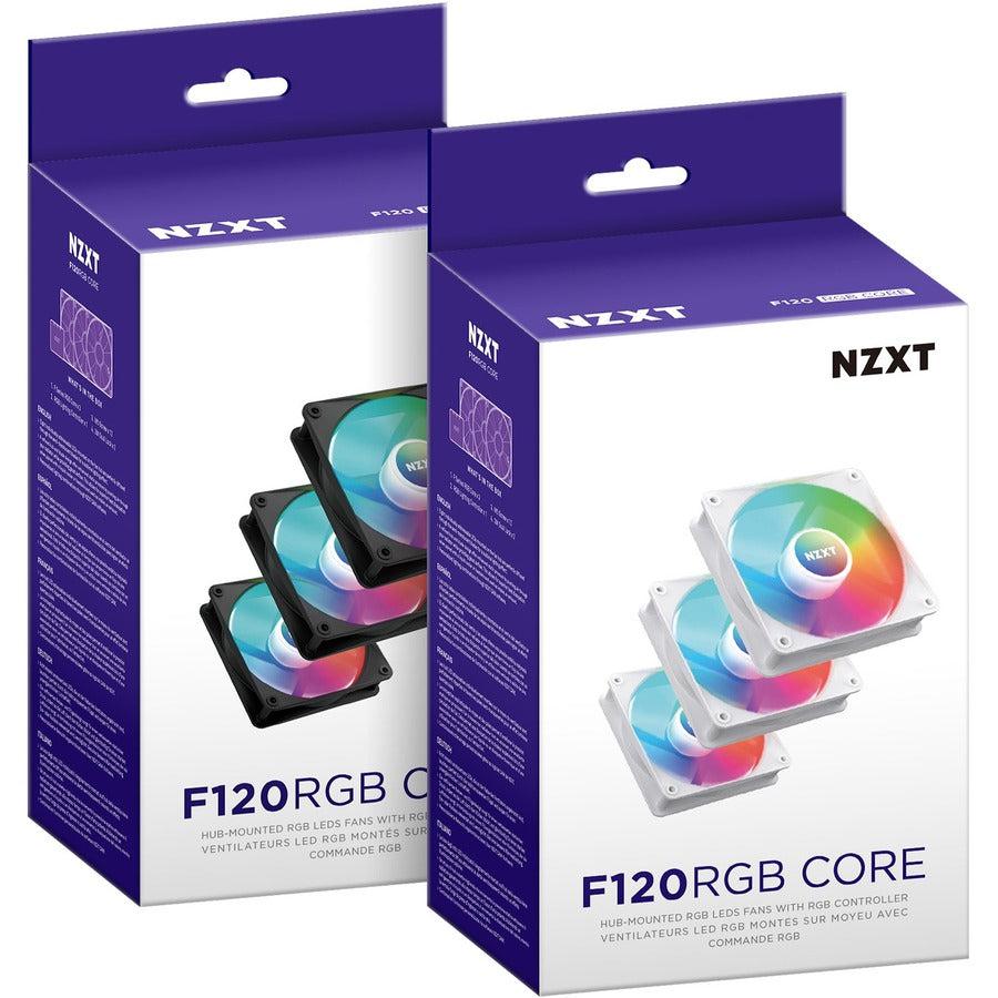 NZXT F120 RGB Core RF-C12TF-W1 Cooling Fan - 3 Pack