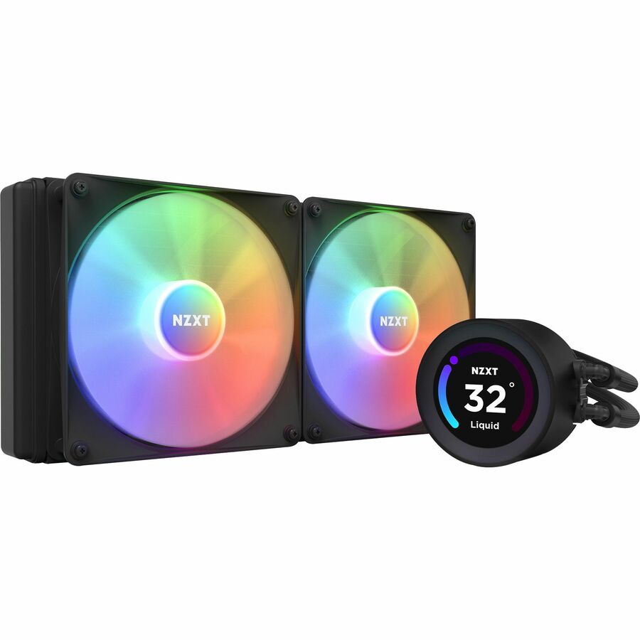 NZXT Kraken Elite 280 RGB RL-KR28E-B1 Cooling Fan/Radiator/Water Block/Pump - 1 Pack