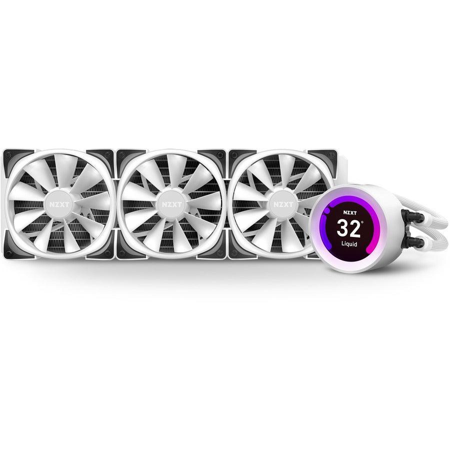 NZXT Kraken Z73 RGB 360mm Liquid Cooler with LCD Display RL-KRZ73-RW