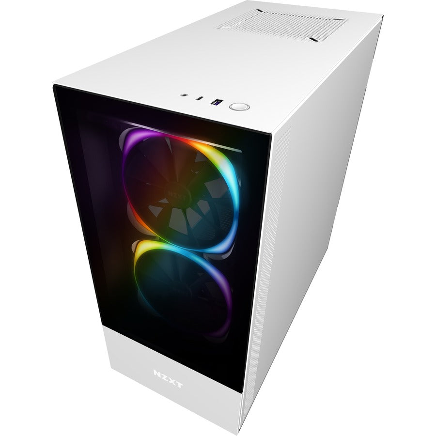 NZXT Premium Compact Mid-tower ATX Case CA-H510E-W1