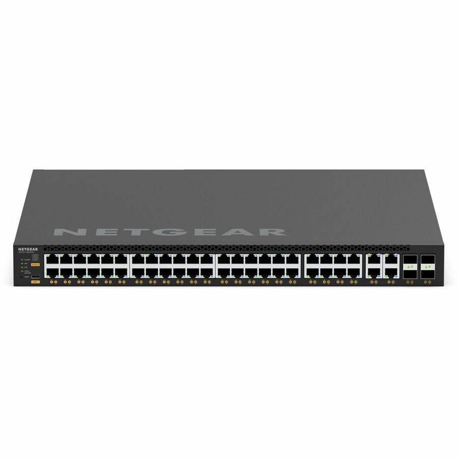 Netgear AV Line M4350-44M4X4V Ethernet Switch - 48 Ports - Manageable - 25 Gigabit