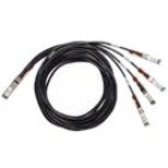 Netpatibles 100GBase QSFP to 4xSFP25G Passive Copper Splitter Cable, 2-meter