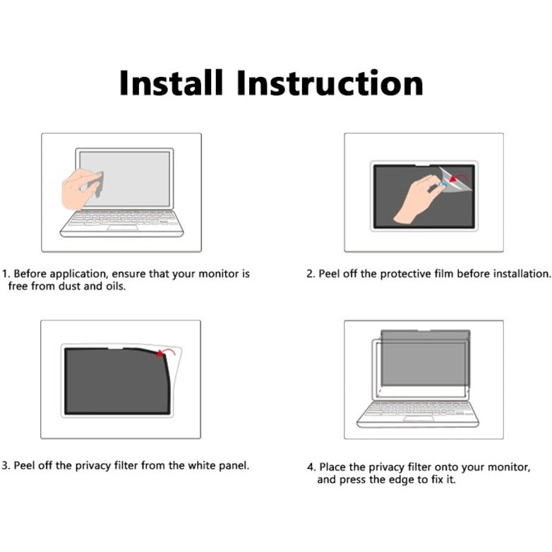 Netpatibles Privacy Screen Filter Matte SFX-PBF-123-01N-NP