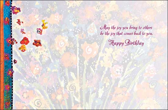 Notion - Joy Birthday Card