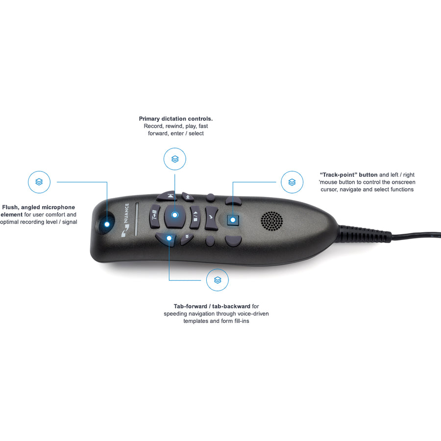 Nuance Powermic Iii Wired Microphone 0Powm3N3-D01