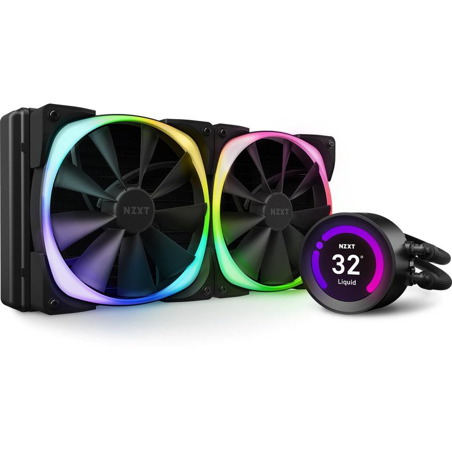 Nzxt Kraken Z Series Z63 280Mm - Rl-Krz63-01 - Aio Rgb Cpu Liquid Cooler - Customizable Lcd