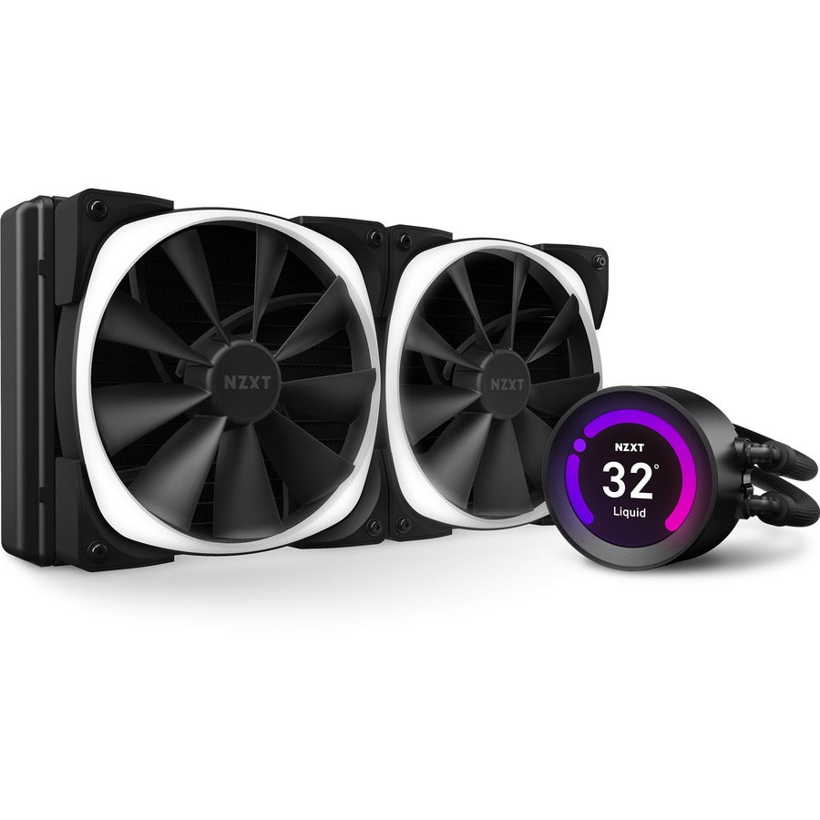 Nzxt Kraken Z Series Z63 280Mm - Rl-Krz63-01 - Aio Rgb Cpu Liquid Cooler - Customizable Lcd