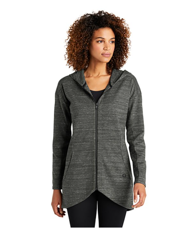 OGIO® Flux Women’s Full-Zip Hoodie – Modern Design Meets Ultimate Comfort for On-the-Go Style