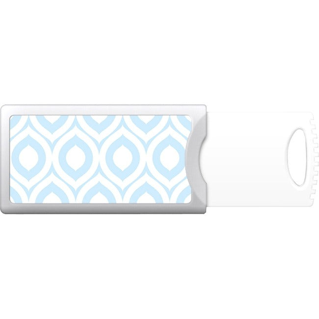 OTM 8GB Push USB Elm Collection, Sky Blue S1-U2P1ELM03-8G