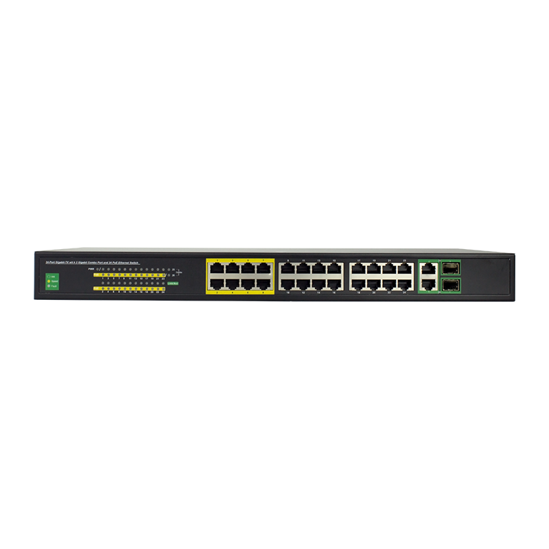 Ovpoe24X-400-2Gc- 24 Port Poe + 2Gb Switch 10/100/1000 Mbps Ovpoe24X-400-2Gc