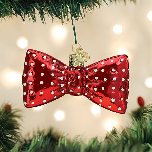 Old World Christmas Bowtie Ornament