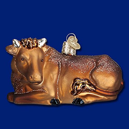 Ox Glass Ornament