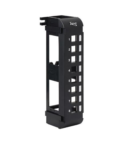 PATCH PANEL- BLANK-VERTICAL-8-PORT FLUSH ICC-IC107BP8VB