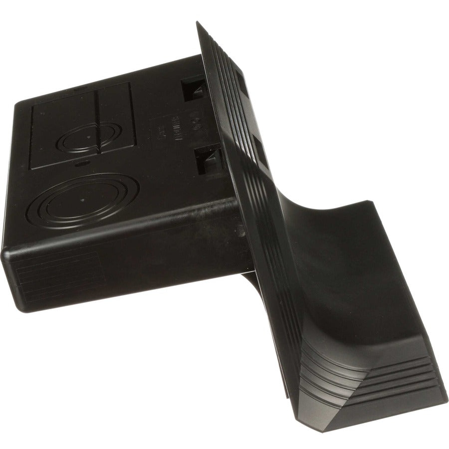 Panduit Above Floor Raceway Wall Transition Fitting, Black AFR4WTRBL