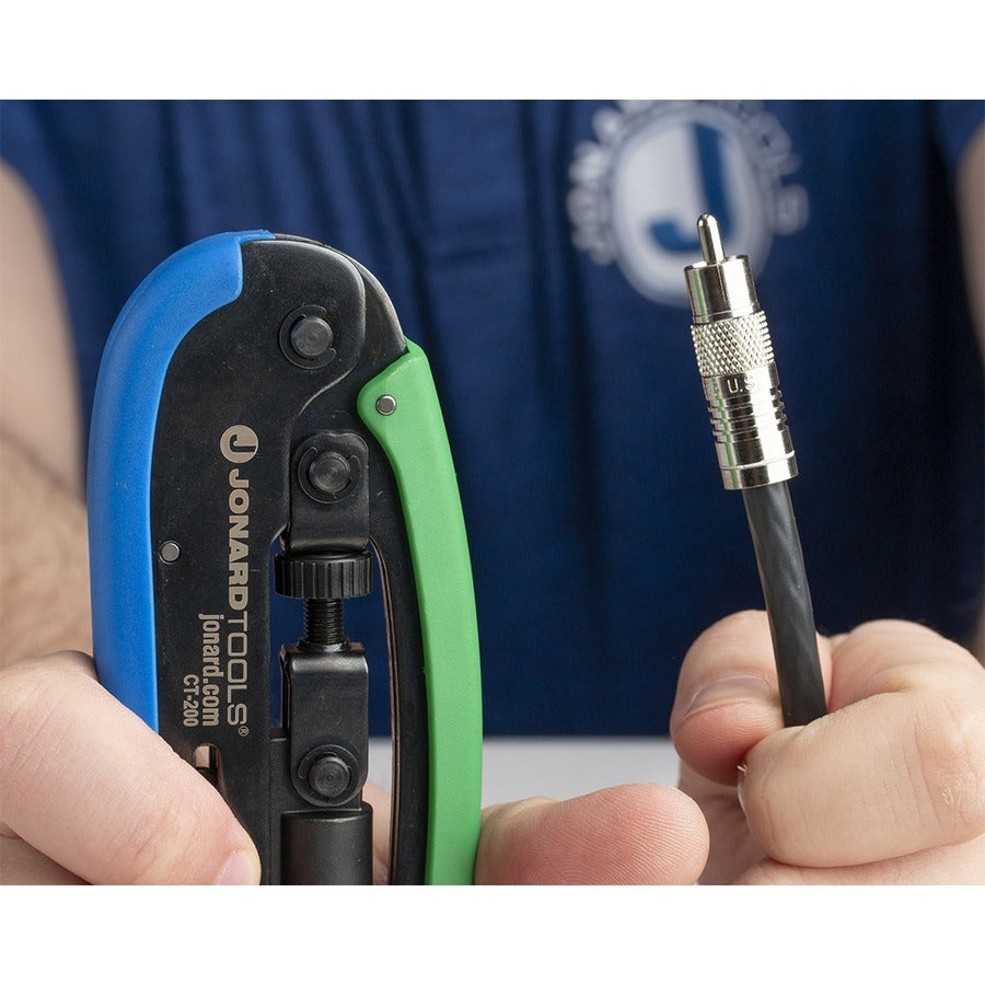 Panduit Ct-200 Cable Crimper Crimping Tool Black, Green