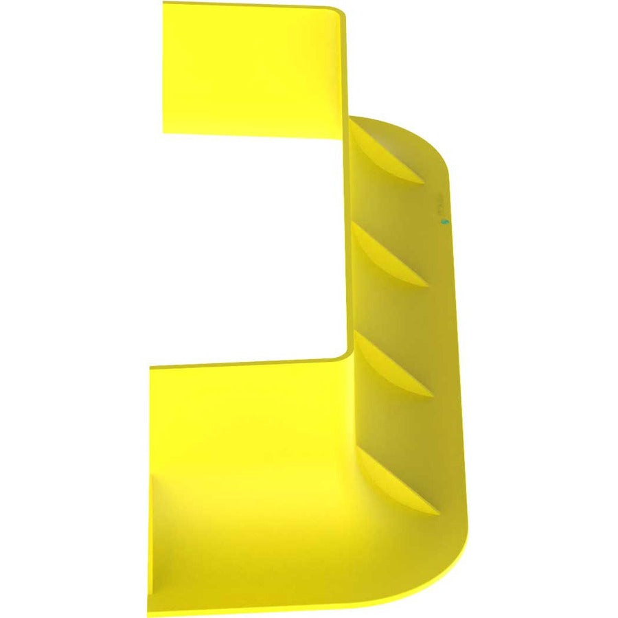 Panduit Fiberrunner&Reg; Bend Radius Control Trumpet, 12X4, Yellow