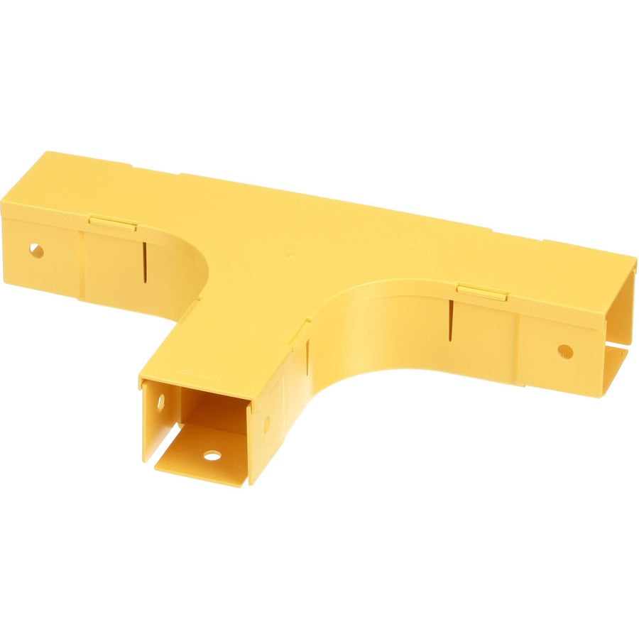 Panduit Fiberrunner&Reg; Horizontal Tee, 90&Deg;, 2X2, Yellow