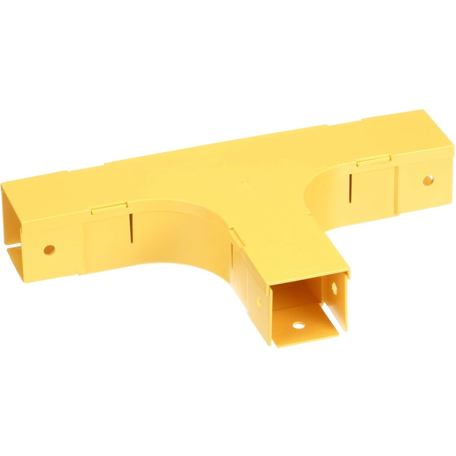 Panduit Fiberrunner&Reg; Horizontal Tee, 90&Deg;, 2X2, Yellow