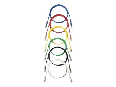 Panduit NetKey - Patch cable - RJ-45 (M) to RJ-45 (M) - 7 ft - UTP - CAT 6 - IEEE 802.3af/IEEE 802.3at/IEEE 802.3bt - booted, NK6PC7VLY