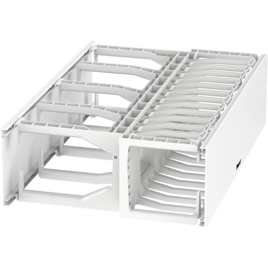 Panduit NetManager HC Horizontal Dual Sided Manager, 3RU, White