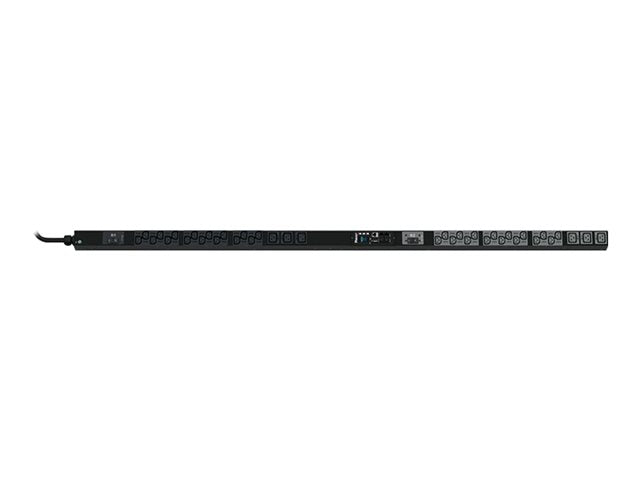 Panduit P24F05M-BU1C Vertical, (12) C13, (12) C19, Monitored Outlet