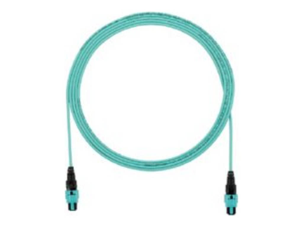 Panduit Pan-Net - Trunk cable - MPO-8 single-mode (F) to MPO-8 single-mode (F) - 2 m - 0.1 in - fiber optic - 50 / 125 micron FRZ8PJJY011M002