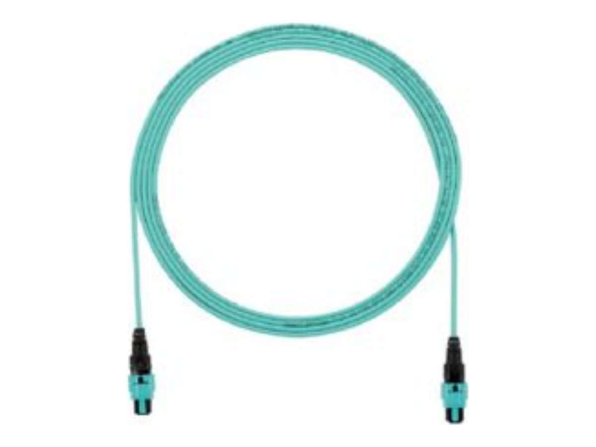 Panduit Pan-Net - Trunk cable - MPO-8 single-mode (F) to MPO-8 single-mode (F) - 2 m - 0.1 in - fiber optic - 50 / 125 micron FRZ8PJJY011M002