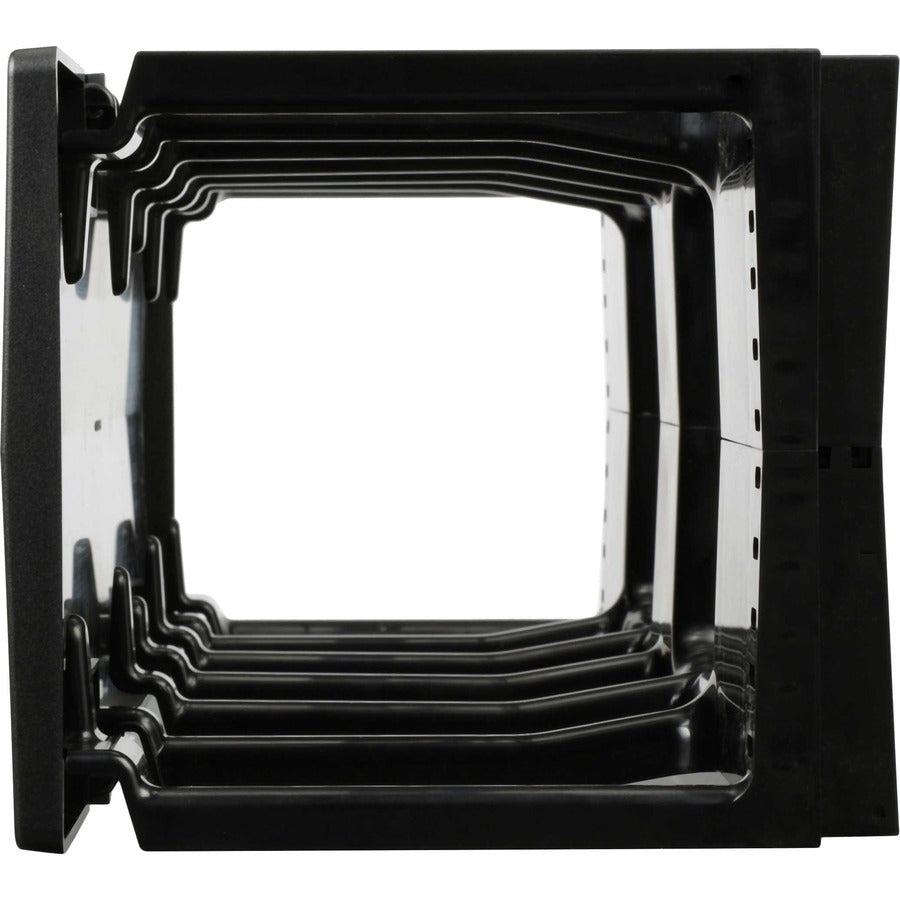 Panduit PatchRunner™2 Horizontal Single Sided Manager, 4RU, Black