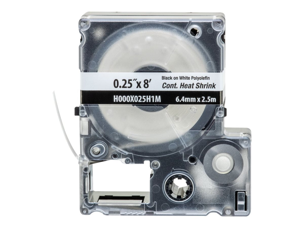 Panduit - Polyolefin - white - Roll (0.25 in x 8 ft) 1 roll(s) continuous labels H000X025H1M