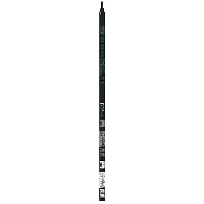 Panduit SmartZone G5 Monitored Input PDU, 30A, 3Phase, 208 V, (18)C13, (6)C19, (6)5-20R, NEMA L21-30P Input Plug with a 10' (3m) power cord P30D02M-RD2C