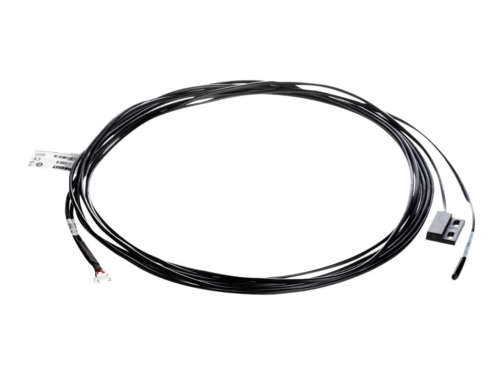 Panduit SmartZone G5 - Temperature & door sensor - door mountable - black - 7.6 ft - for P/N: ACF05, ACF06 ACF10