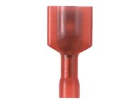 Panduit StrongHold - Male disconnect - loose piece - red (pack of 25) EDNF18250FIMB-Q