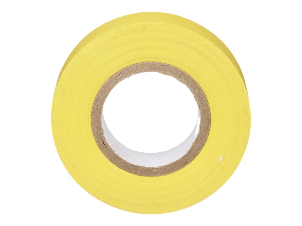 Panduit StrongHold ST17 Series - Electrical insulation tape - 0.75 in x 66 ft - polyvinyl chloride (PVC) - yellow ST17-075-66YL