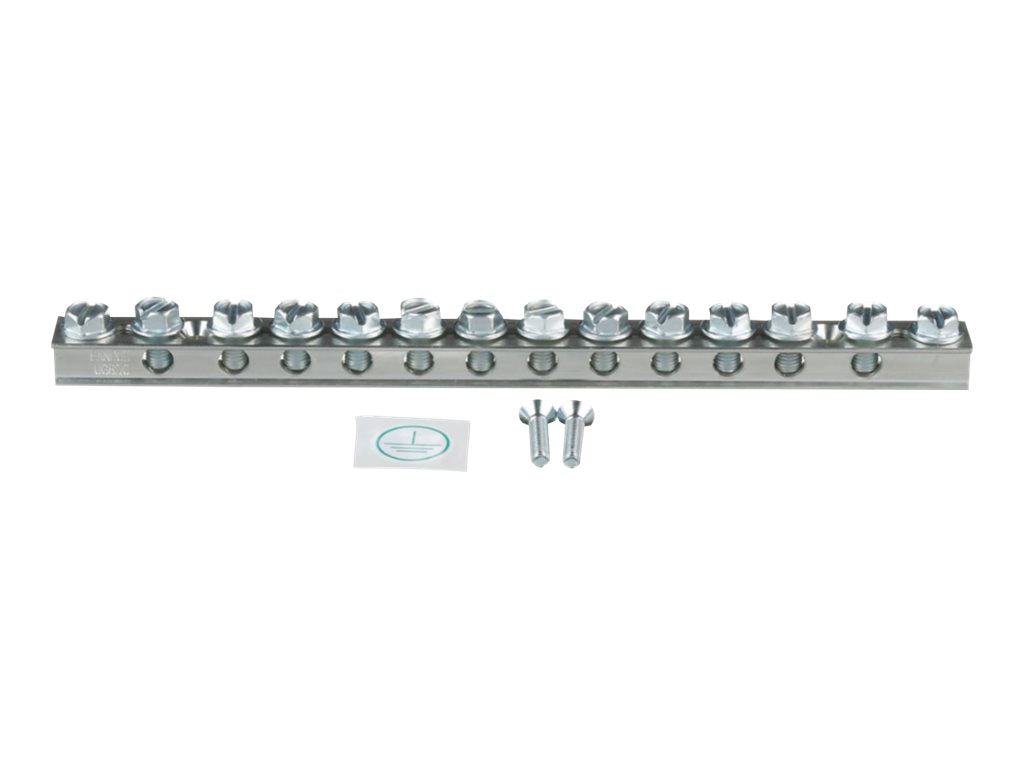Panduit StructuredGround - Grounding bar - universal - 6 in - silver UGB2/0-414-8