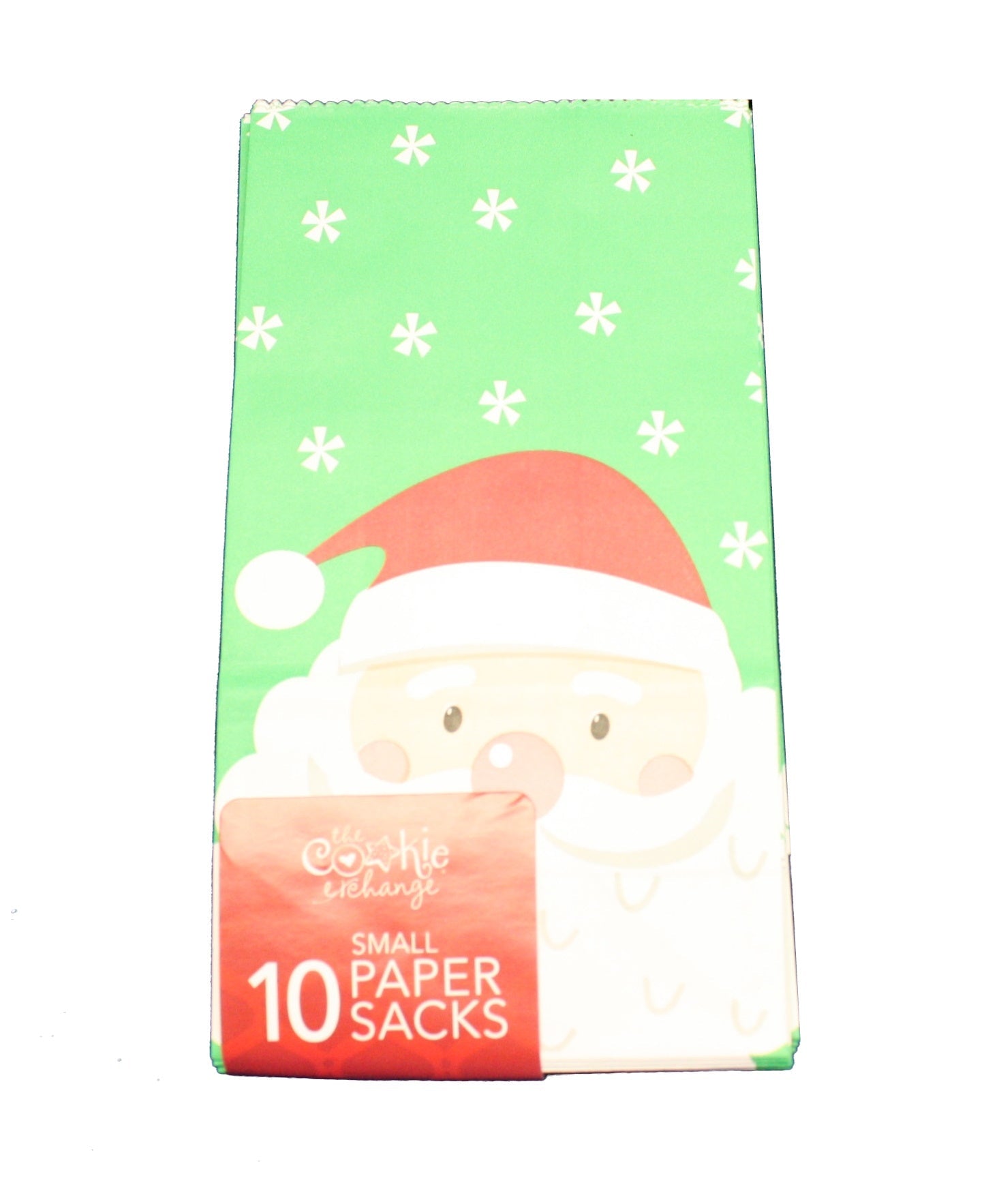 Paper Small Treat Sacks - Set of 10 - Santa