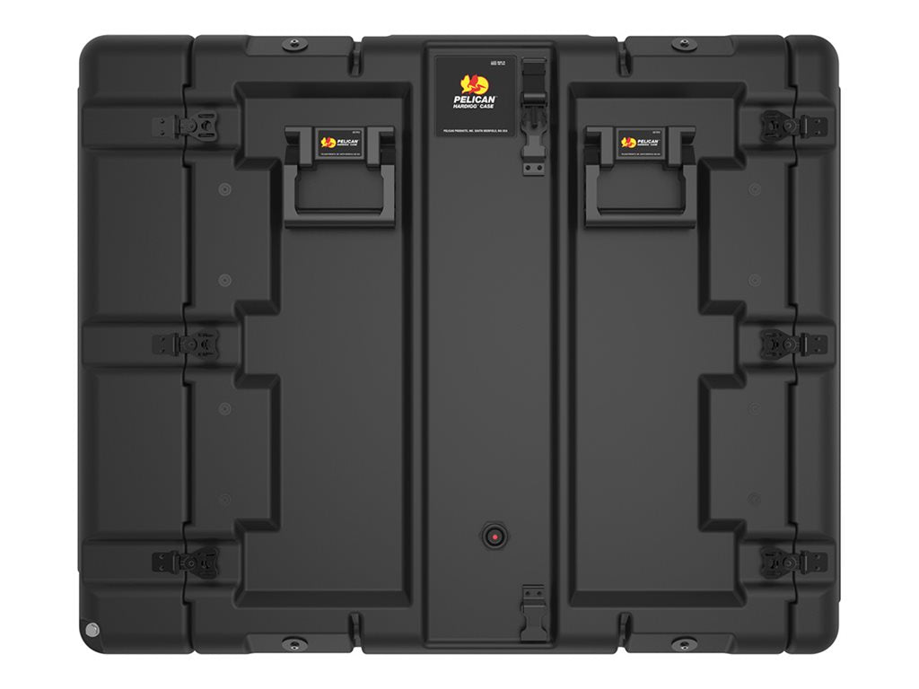 Peli Super-V Series - Rack case for rack mountable hardware - 14U - RotoMolded polyethylene, stainless steel - black