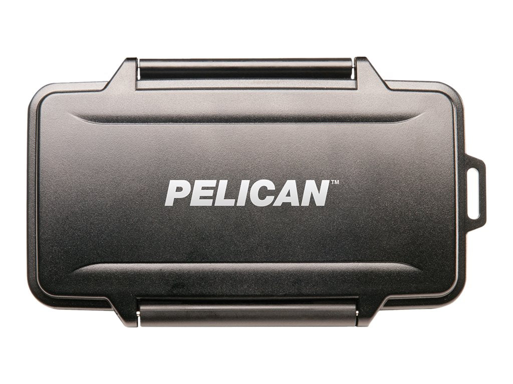 Pelican 0915 Memory Card Case - Memory case - capacity: 12 SD cards, 6 miniSD cards, 6 microSD cards - black